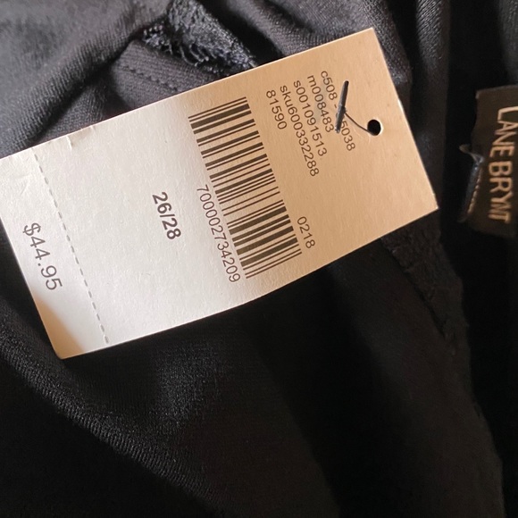 NWT Lane Bryant Black Ponte Off Shoulder Blouse - Picture 5 of 5